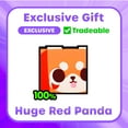 thumbnail image 5 of PET SIMULATOR - Red Panda HUGE Pet Plush (8.5" Tall, Series 1) [Includes DLC], 5 of 8