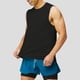 thumbnail image 1 of pstuiky Camisetas sin mangas para hombre, Camiseta deportiva de secado rápido de color liso con cuello redondo informal para hombre Tops elegantes para mujer xxl, 1 of 5