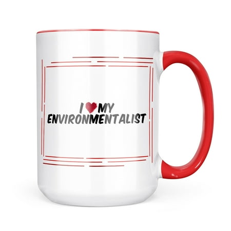 

Neonblond I heart love my Environmentalist Mug gift for Coffee Tea lovers