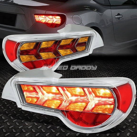 Nuvision for 13-21 Toyota 86 FRS BRZ Sequentail Arrow LED Signal Tail Light Brake Lamps