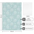 thumbnail image 2 of 2 Pcs Pioneer Flower Floral Print Pattern Kitchen Towels, Funny Microfiber Dish Towel Set, 18" X 26" Tea Towels, 2 of 6