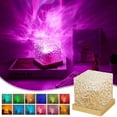 thumbnail image 1 of Aodebiao Rotating Crystal Water Lamp with Remote Control, 16 Color Changing Night Light, Star Projection Mood Lamp for Bedroom Decor, Romantic Flame Effect Table Lamp Gift, 1 of 8