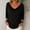 Black, variant on Women's Cowl Neck Ruched Tops Draped Front Long Sleeve Casual Loose Fit Solid Basic Shirts Fall Tunic Blouse