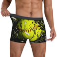 thumbnail image 2 of Salouo Ball Print Men's Boxer Briefs,Breathable Underwear Elastic Waistband Briefs for Men -X-Large, 2 of 8