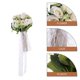 thumbnail image 3 of Ramo de flores de tela de seda de simulación de boda occidental, ramo de novia para el hogar Suministros, 3 of 5
