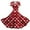Watermelon Red, variant on LWavelet 2026 Valentine's Romantic Crochet Heart Floral Dress Women, V-neck Short Sleeve Fitted Waist Flared Casual Sundresses Wine XL