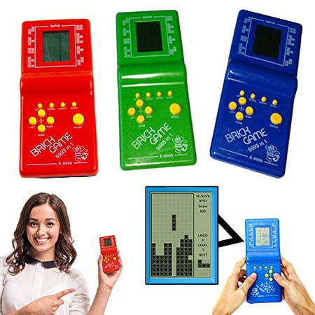 dazzling toys hot kids' toys educational tetris game hand held lcd electronic toys brick (Best Educational Electronic Games)