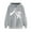 Gray, variant on BYOIMUD Graphic Hoodies for Women Cute Pullover Long Sleeve Sweatshirts for Dog Lovers Hooded Fashion Loose Casual Tops
