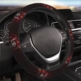 thumbnail image 5 of Lsque Five Nights At Freddy'S Pattern Elastic Stretch Steering Wheel Cover,Universal 15 inch, Microfiber Breathable Ice Silk, Anti-Slip, Odorless, Easy Carry, 5 of 7