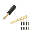 thumbnail image 4 of Conectores para altavoces Bling Bling conector banana dorado de 7 pines 4 mm, 4 of 12