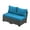 peacock, variant on JOYURE 2 pieces Patio Furniture Set,Wicker Conversation Sofa,Beige
