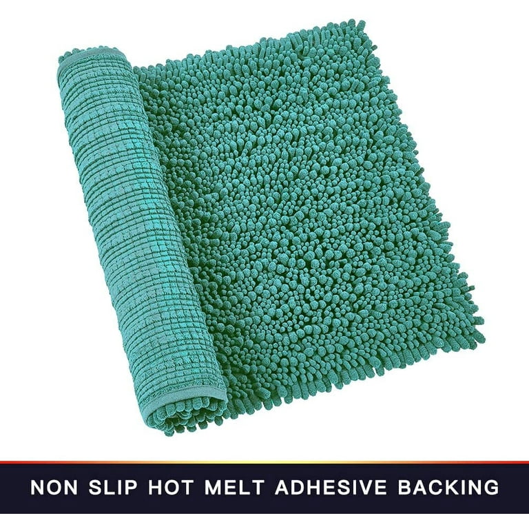 MAYSHINE 2 Pack Large Bathroom Rug Set | Soft Absorbent Chenille Microfiber Bath Mat | Non Slip PVC Backing, Machine Washable Sh