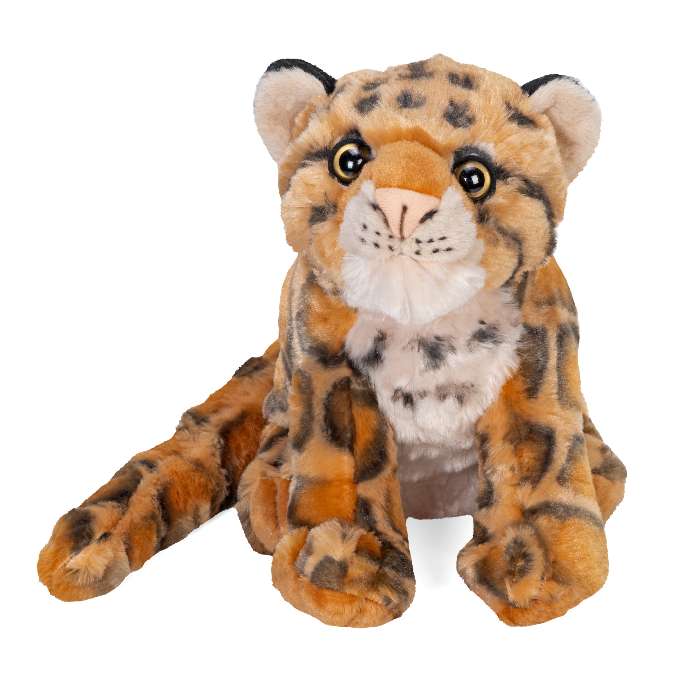Wild Republic Clouded Leopard Plush, Stuffed Animal, Plush Toy, Gifts for Kids, Cuddlekins 12 Inches