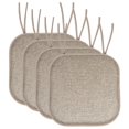 thumbnail image 1 of Cojín para silla Sweet Home Collection, espuma viscoelástica, paquete de 4, 1 of 5