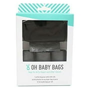 Oh Baby Bags Duffel Dispenser Gift Box, Solid Black