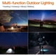 thumbnail image 3 of Rechargeable Spotlight 1000 Lumen Handheld Flashlight, Large Lightweight Searchlight, Gold Aluminium Alloy, 3 of 5