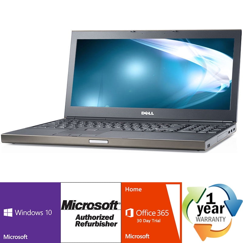 Refurbished Dell Precision M4600 i7 2.4GHz 8GB 256SSD DVD Windows 10 Pro 64 Laptop B