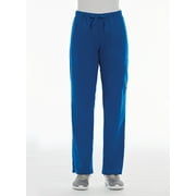 ELEMENTS BY ALEXANDERS UNIFORMS Women's EL9305 Half Elastic Waistband Four Way Stretch Scrub Pant Royal Small