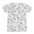 thumbnail image 3 of Girls Printed Pajama Set Soft Round Neck Short Sleeve Sleepwear Comfortable Loungewear Outfit For Spring And Summer Seasons, 3 of 6
