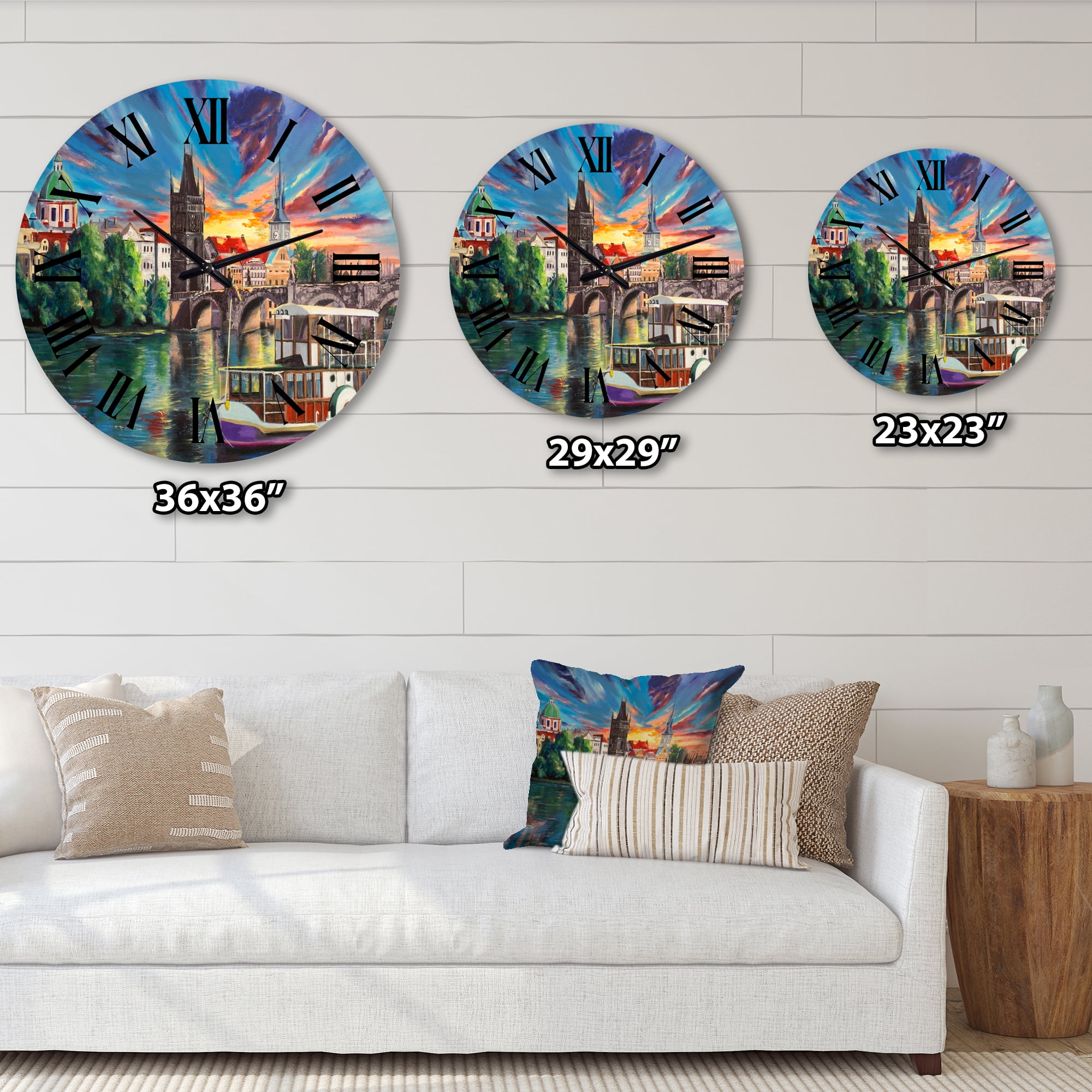 Designart 1 in Quartz Wall Clock