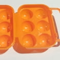 thumbnail image 4 of QualitChoice Portable Carrier Egg Tray Storage Box Holder Camping 6/12 Eggs Container orange 6grid 1Set, 4 of 6