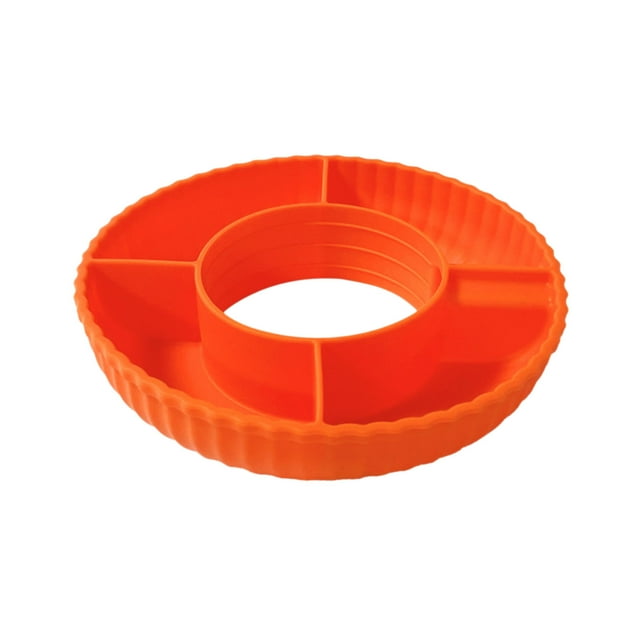 Fridja Summer Savings Snack Plates Cup Fruit Split Plates Candy Combination Plates Snack Bowl