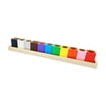 thumbnail image 2 of Portalápices de colores con forma de crayón, estuche de arcoíris colorido, organizador de marcadores para aulas, juegos de conteo para niñas y niños., 2 of 8