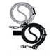 thumbnail image 1 of 2pzs Colgantes Y Correas Celular Cuerpo Moda Ajustable 10mm negro-gris, 1 of 5