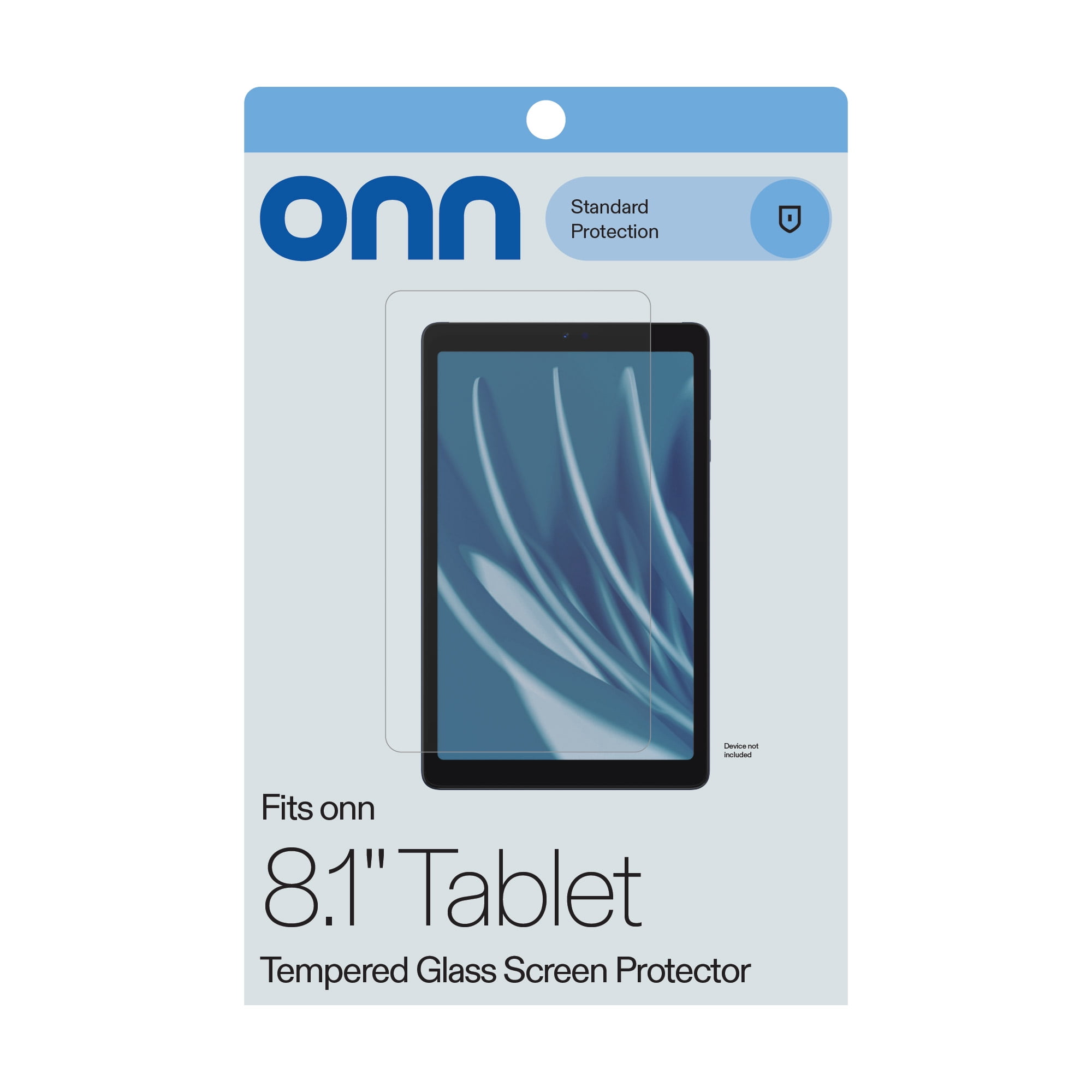 onn Glass Screen Protector with Easy Application Tray for onn 8.1" Tablet (2026 Model)
