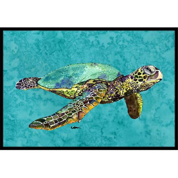 Carolines Treasures 8659MAT Tapis Intérieur Ou Extérieur pour Tortue Caouanne de 18 x 27 Po