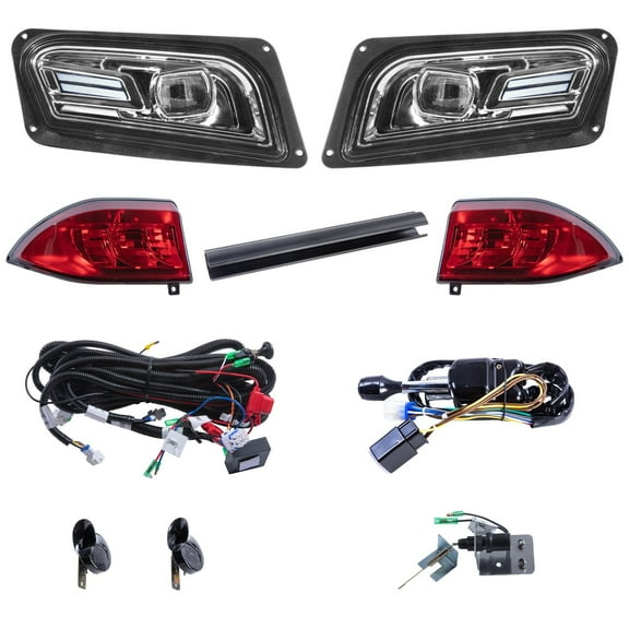 12-48 Volt LED Deluxe Light Kit for Club Car Tempo Golf Carts