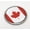 Plastic Bezel, variant on BestLicensePlateFrames Canada Flag 3D Domed Car Emblem, Round Self-Adhesive Vehicle Accent