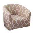 thumbnail image 2 of veasfak Geometric Printed Stretch Club Chair Slipcover Polyester Single Chair Cover Anti-Skid Elastic Stretchable Arm Chair Cover Furniture Protector Soft pattern 1, 2 of 9