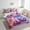 Purple, variant on Erosebridal Cute Axolotl Bedding Sets, Bling Diamond Comforter Sets with Sheets, Magic Sealife Reversible Bed Sheets Set, Breathable Bedroom Decor, 7 Pieces
