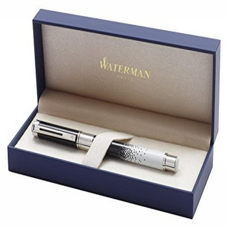 Waterman Perspective Ombres Et Lumieres Fountain Pen With Medium Nib And Blue Ink 1943316 - 