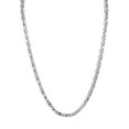thumbnail image 3 of White Gold Chain - Womens Italian Byzantine Chain 10K/14K Gold, 3 of 7