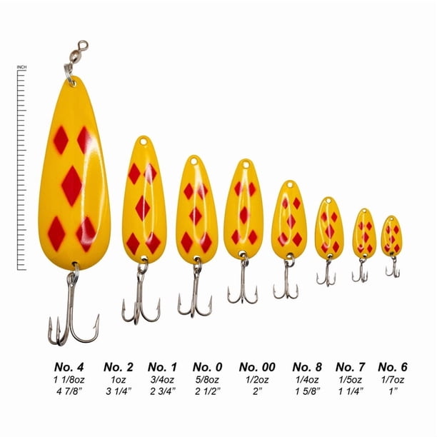 Len Thompson Fishing Lures - K5 YR - 5 Piece Kit - Yellow and Red Five of Diamonds - Walmart.ca Len Thompson Fishing Lures - K5 YR - 5 Piece Kit - Yellow and Red Five of Diamonds - Walmart.ca