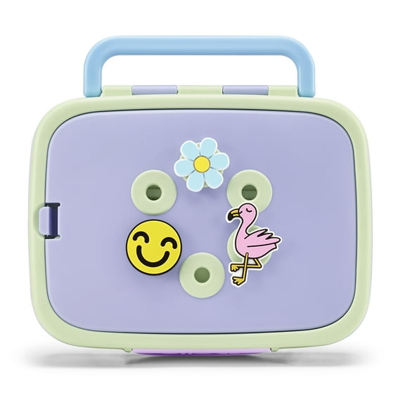 Ello Benni Kids Bento Lunch Box with Ice pack, Purple