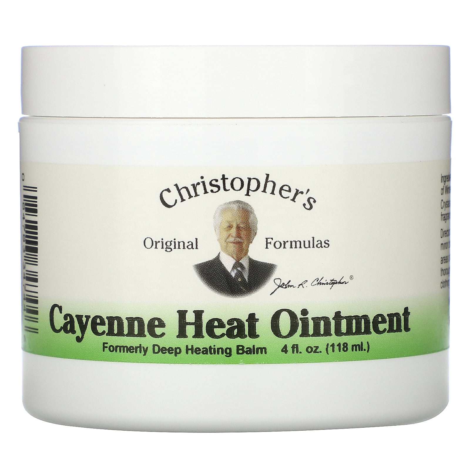 Cayenne Heat Ointment, 4 fl oz (118 ml), Christopher's Original