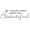 Brown, variant on Picniva Be Your Own Kind of Beautiful Inspirational Quote Vinyl Wall Decal, Gold, 22" x 8", Removable Self-Adhesive Home Decor for Living Room Bedroom