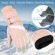 thumbnail image 3 of Guantes de esquí para mujer, guantes impermeables de nieve de invierno para esquiar actividades al aire libre, guantes térmicos antideslizantes con pantalla táctil, regalo de Navidad, Año Nuevo para m, 3 of 8