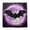 Bat and Moon, variant on Dailycode Shower Curtain Liners 72x72in Water Resistant Machine Washable Rustproof Grommets Fabric Bath Curtain, Bat and Moon