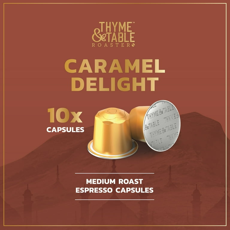 Thyme & Table Coffee Capsules Caramel Delight Medium Roast Arabica