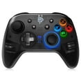 thumbnail image 2 of APPIE Manette Sans Fil Pro pour Nintendo Switch 5 Vitesses Led Réglables et Retour de Vibration Double 6 Axes TURBO pour Switch Lite/Switch OLED/PC, ESM-4108, Semi-Translucide Noir, 2 of 7