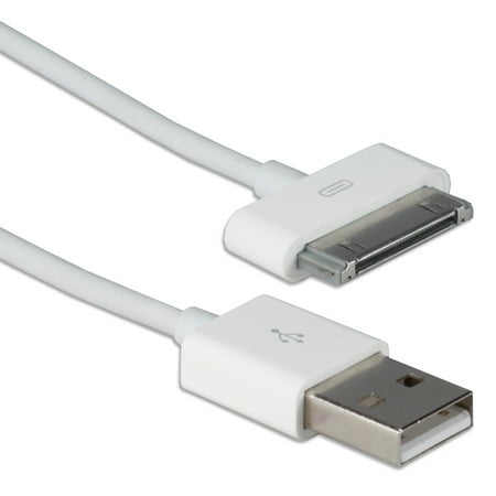 - QVS 1.5-Meter USB Sync & 2.1Amp Charger Cable for iPod/iPhone & iPad/2/3 AC15M