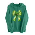 thumbnail image 2 of Up to 65 off!Lolmot St Patrick's Day Hoodies for Women Fleece Lined Pullover Sweater Irish Shamrock St. Patty Shirts Holiday Long Sleeve Hooded Sweathirts Spring Green Tops, 2 of 5
