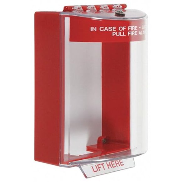Safety Technology International, Inc. STI-13210FR Universal Stopper&amp;Acirc;&amp;reg;, Surface Mount with Conduit Knockouts and Fire Label, Indoor/Outdoor Polycarbonate Protec