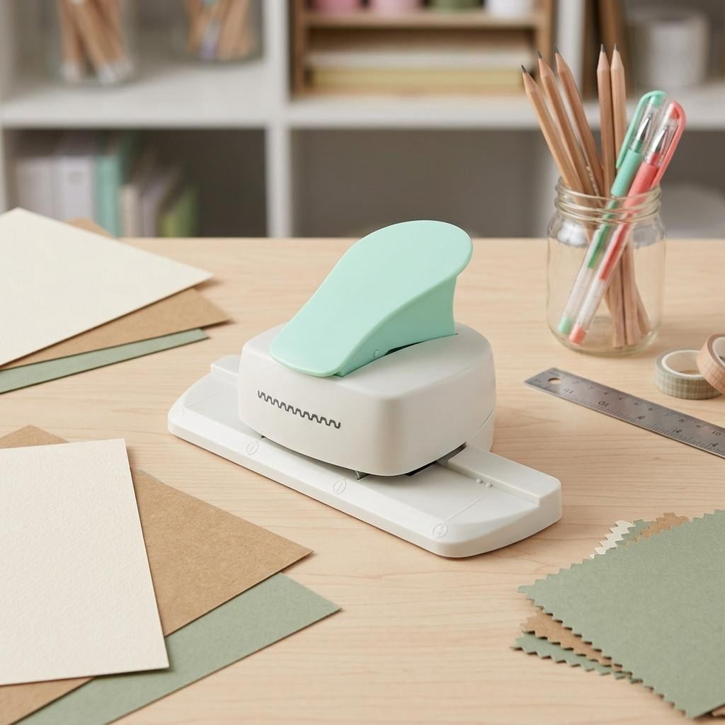 Sharprepublic Border Paper Decorative Border Lightweight Card Puncher Embossing Paper Punches Green