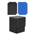 thumbnail image 3 of Caja de baraja de cartas coleccionables shamjiam organizador protector estuche de cartas de juego Premium Negro Gris, 3 of 8