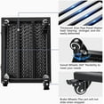 thumbnail image 7 of Furniture Dolly 4 Wheels, 2000LBS Thickened Iron Pipe Furniture Movers, Spliced Buckle Design Moving Dolly Cart with 2 Lashing Strap, Heavy Duty Flat Dolly Cart for Refrigerator, Sofa, 2 Pack, 7 of 7